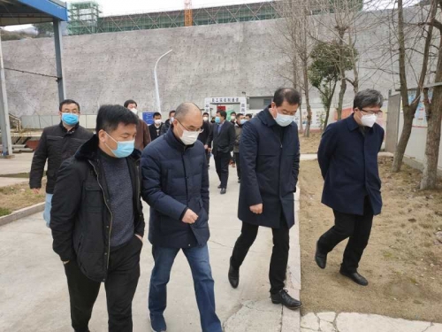 【领导关怀】发挥优势  共克时艰——市城投集团检查组一行对尊龙集团集团天子岭分类减量EPC项目复工情况检查指导